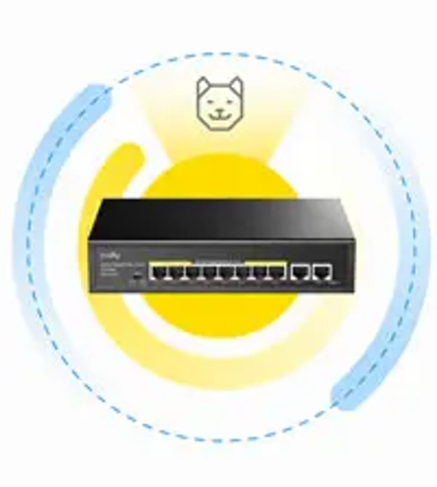 Cudy switch demonstrating automatic watchdog reboot function for PoE devices